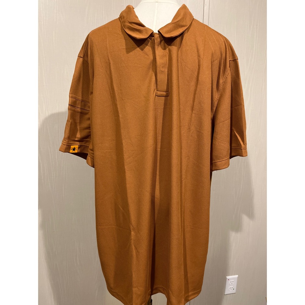 Zity Men's Polo Shirt Brown Short Sleeve Athletic, New, 2xl